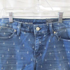 Talbots Flawless Slim Ankle Jeans Washed out Denim - Petite